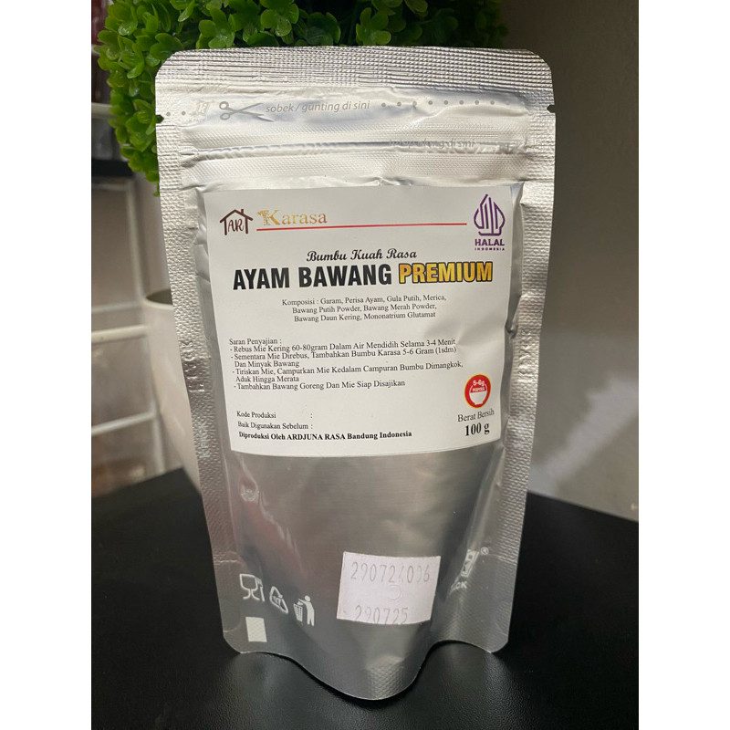 

Bumbu Masak Instant Untuk Aneka Olahan Makanan Rasa Mie Ayam Bawang