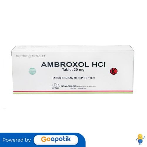 Ambroxol Novapharin 30 Mg Box 100 Tablet