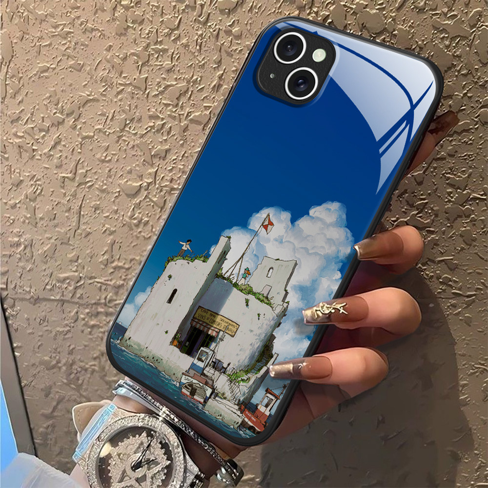 sjsjDudukan Lipat Casing Silikon Magnetik Untuk iPhone 11 12 13 14 15 Pro MaxTahan Guncangan Tahan J