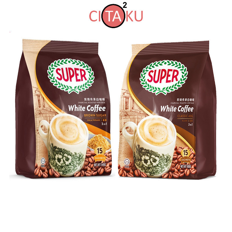 

SUPER White Coffee 3in1 | Charcoal Roasted Heritage 15's