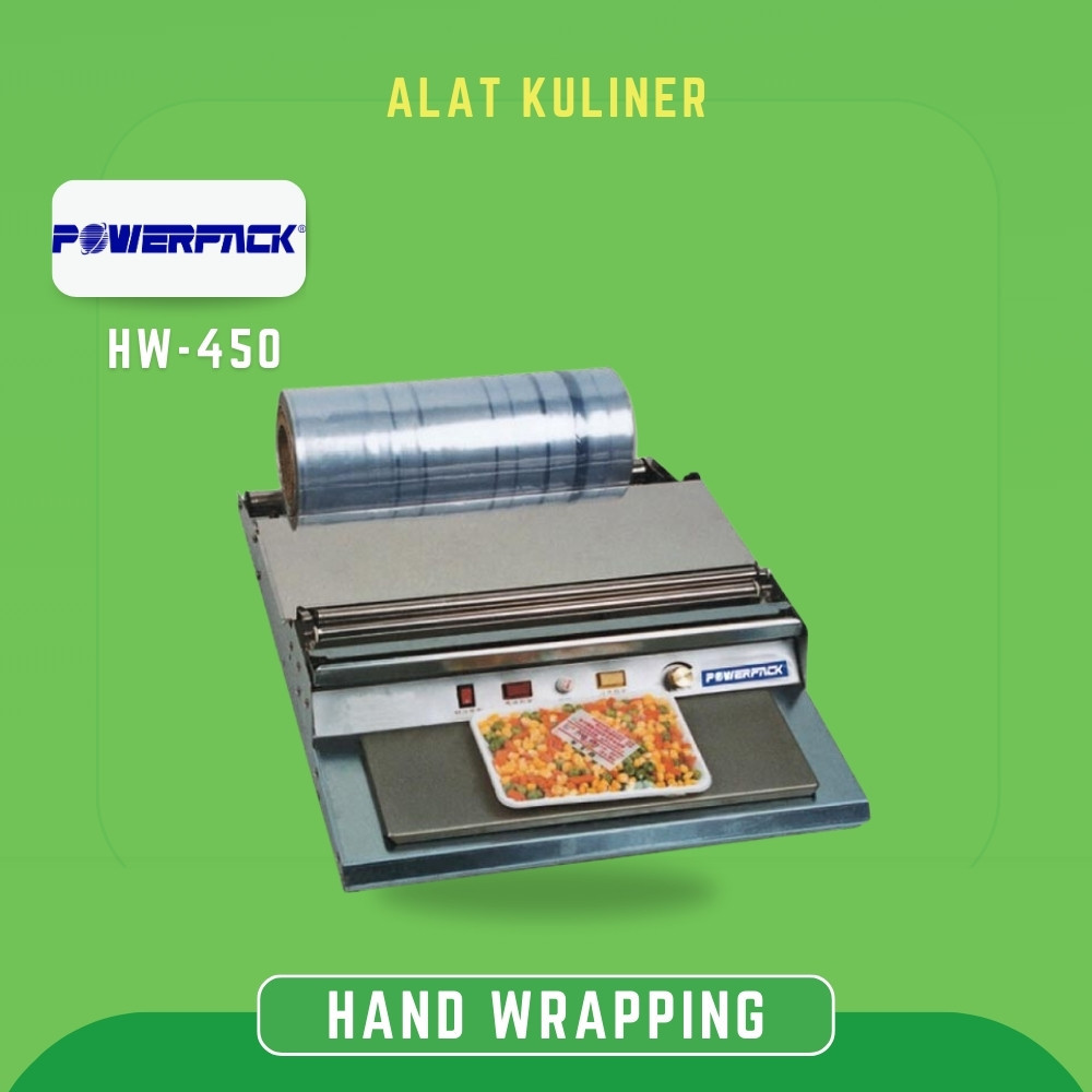 Mesin Pembungkus Plastik Hand Wrapping POWERPACK HW-450 HW 450 Original