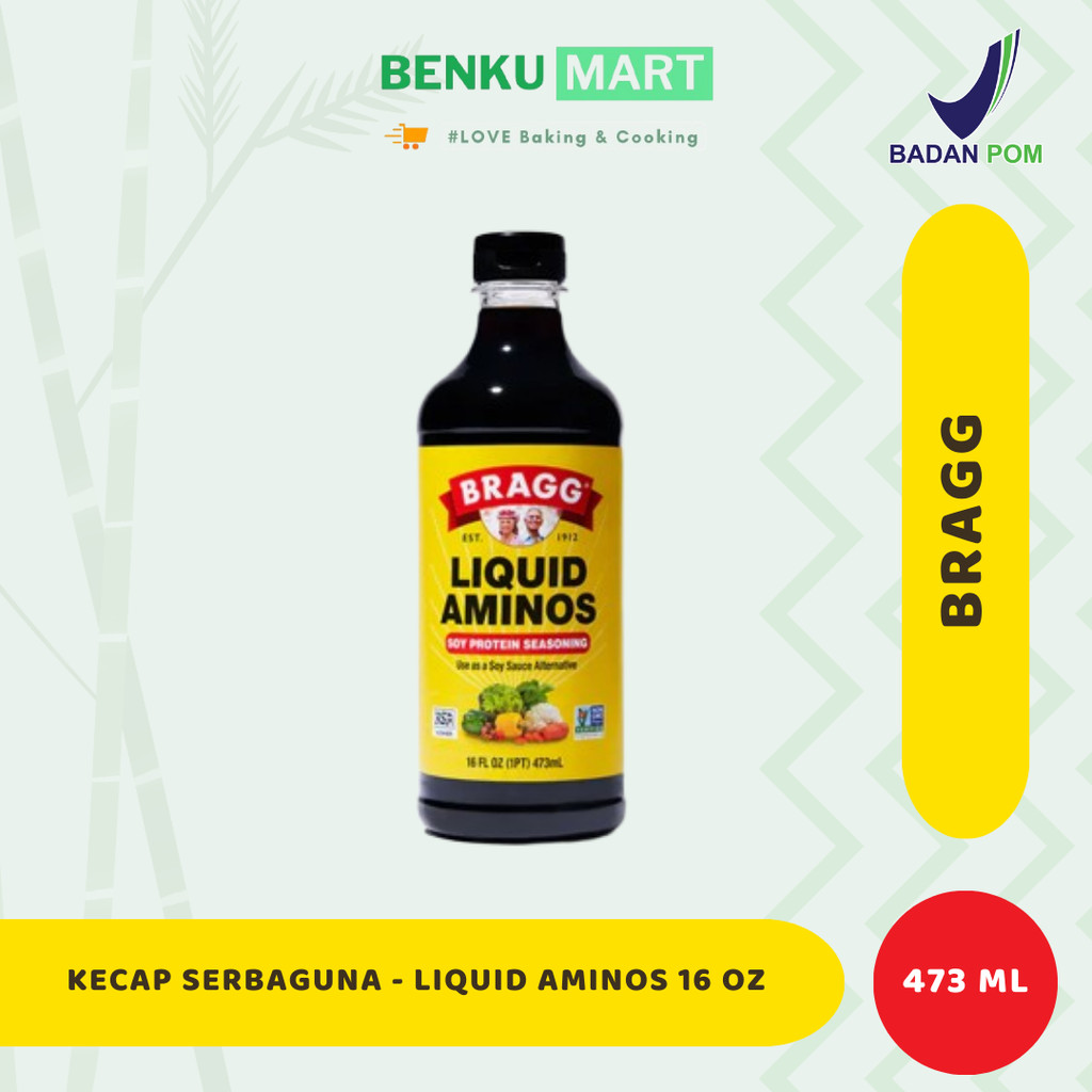 

Bragg Liquid Aminos Bumbu Serbaguna 16 Oz | Kecap 473 ml