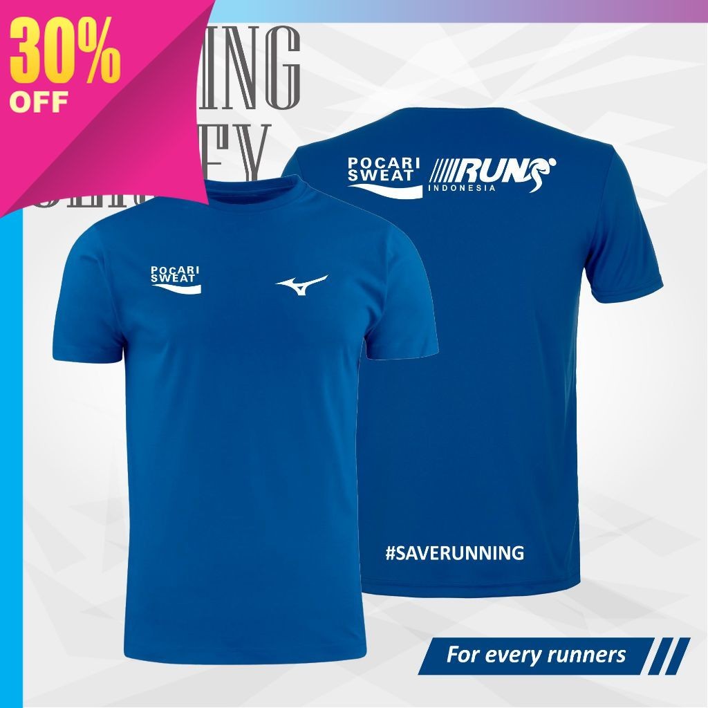 Promo Baju Olahraga Sport Lari Running Badminton Nyerap keringat / Jumbo 6XL Big Size Baju Running K