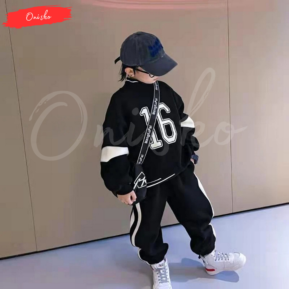 Jaket Hoodie Sweater Anak Laki Laki Perempuan FREE CUSTOM SABLON ANGKA Baju Kaos Lengan Panjang Swea