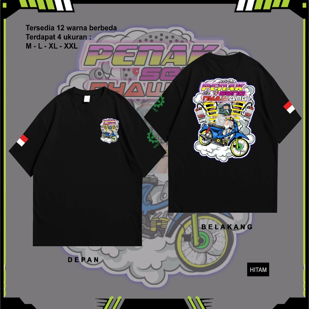 Kaos C70 Modifikasi penak seng nyawang Jaminan Kualitas Premium