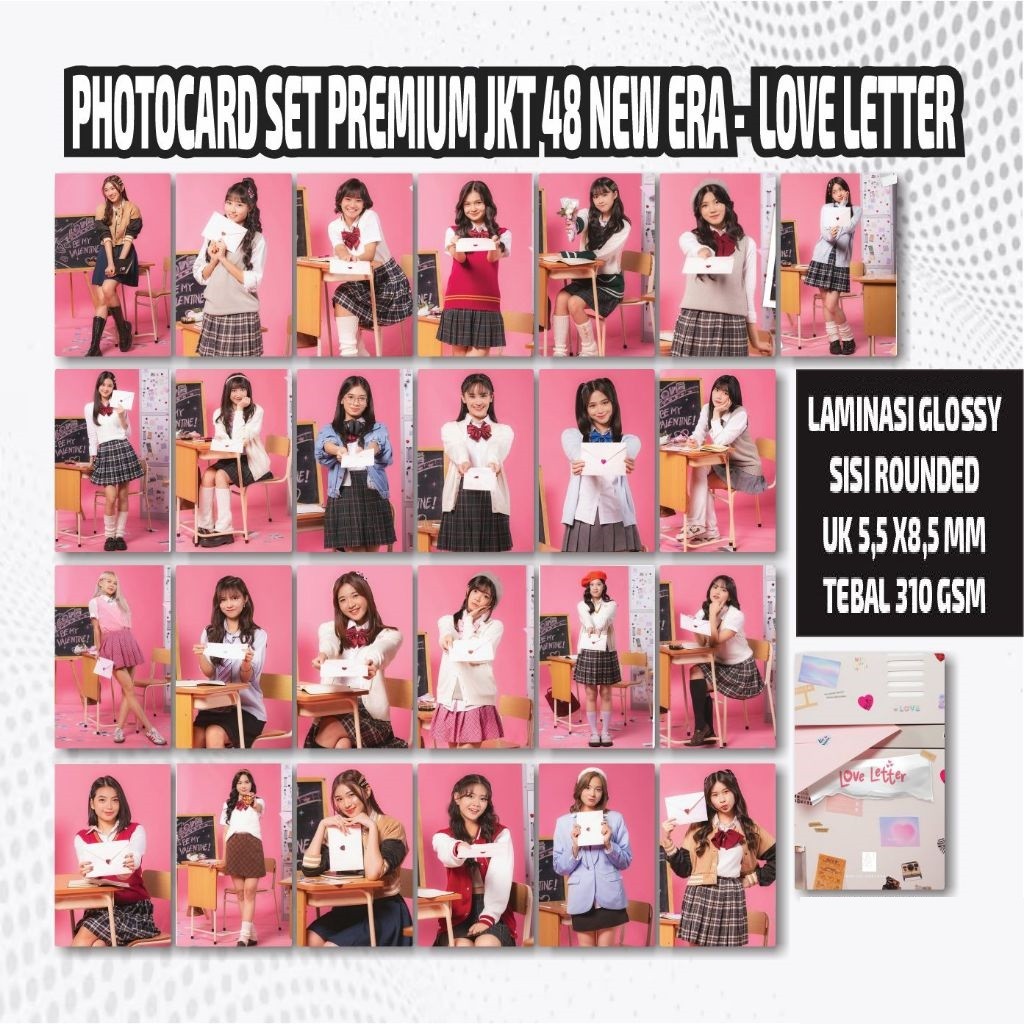 50PCS Photocard Jkt48 14K Kebun Binatang Walpaper New Era Blackbride MagicHour Djakarta Senbatsu Tan