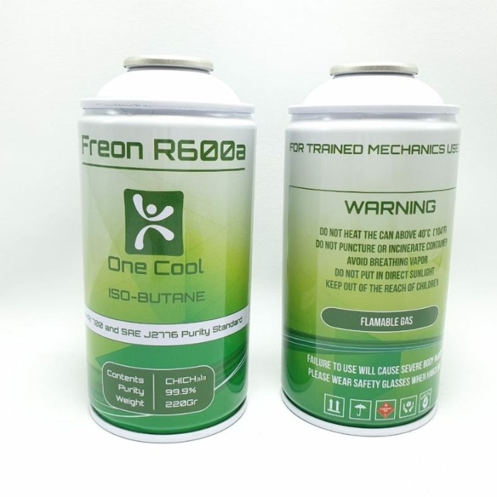 TFE FREON R600 / FREON R600A ONE COOL 120 GRAM ( MELAMPAUI SHOWA )