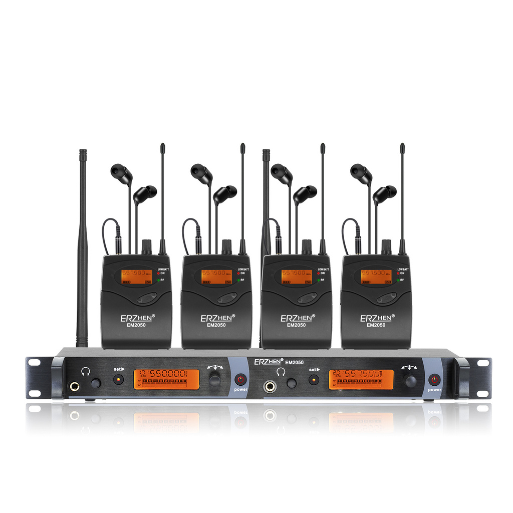 in-ear monitor wireless system EM2050 multi transmitter wireless in ear monitor Professional for sta
