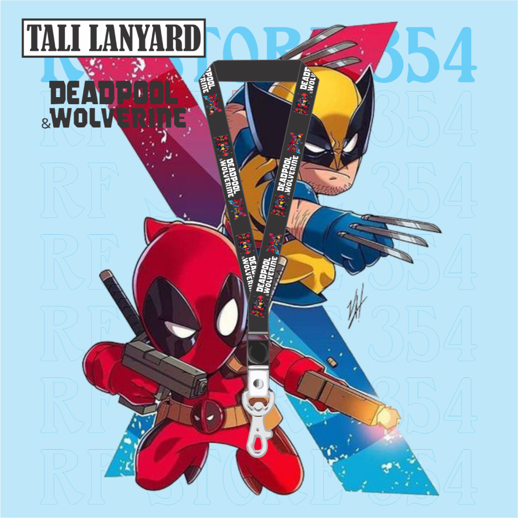 

TALI LANYARD DEADPOOL X WOLVERINE CHIBI LUCU - LOGO MARVEL AVENGERS XMEN / X-MAN - TALI ID CARD GANTUNGAN KUNCI GANTUNGAN FLASHDISK GANTUNGAN NAMETAG TALI LANYARD BEST SELLER COD