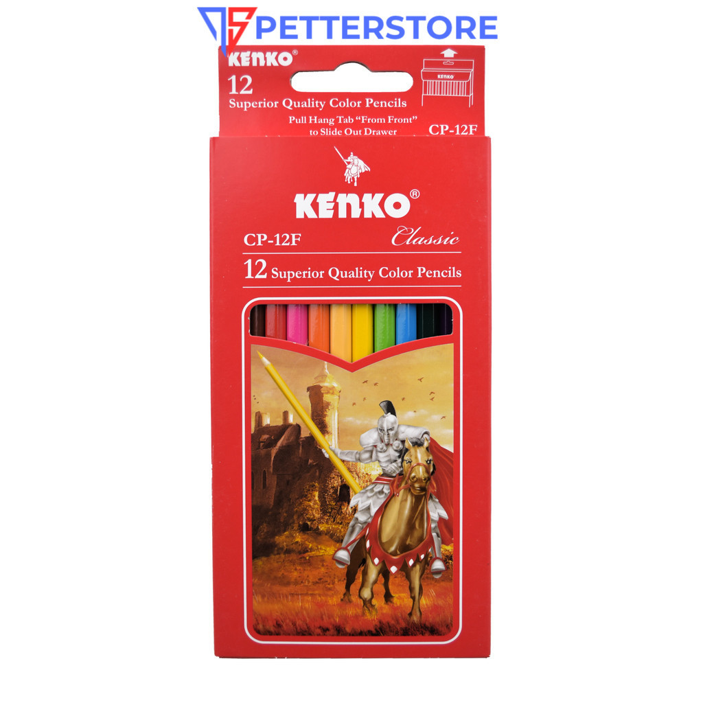

PENSIL WARNA KENKO CP 12F PANJANG 12 WARNA
