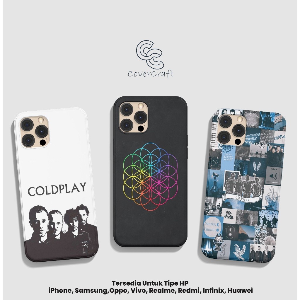 Covercraft Coldplay painting Soft Case / Case ALL TYPE - (Bisa semua tipe hp)