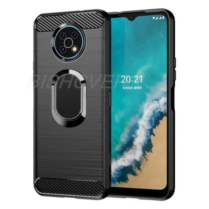CASE NOKIA G50 G20 G10 CASE CARBON RUGGED ARMOR ANTI SHOCKPROOF - HANYA CASE, NOKIA G20 G10