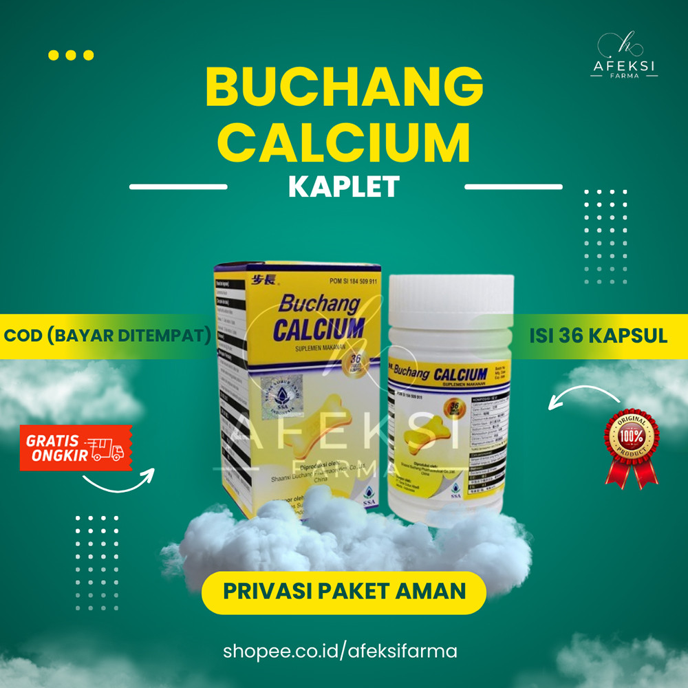 BUCHANG CALCIUM -Suplemen Tulang - AFeksi Farma