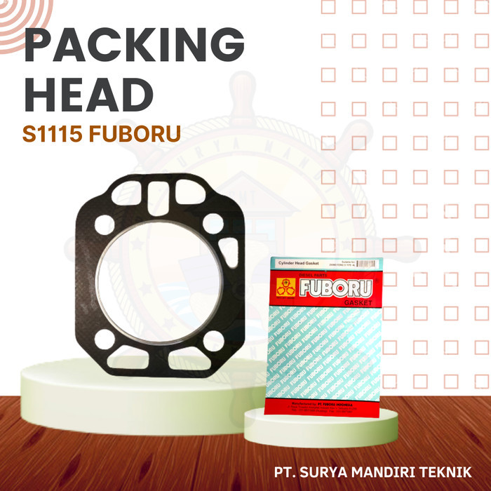 GASKET HEAD S1115 4LUBANG 1.8MM FUBORU 10PCS/PAX / PACKING HEAD FUBORU
