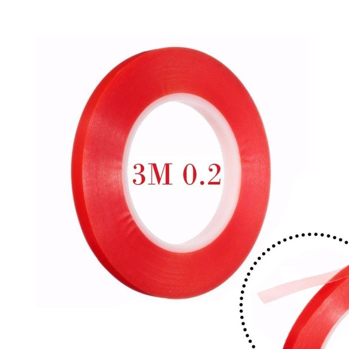 

DOUBLE TIP 3M 0.2 MERAH - TACCS
