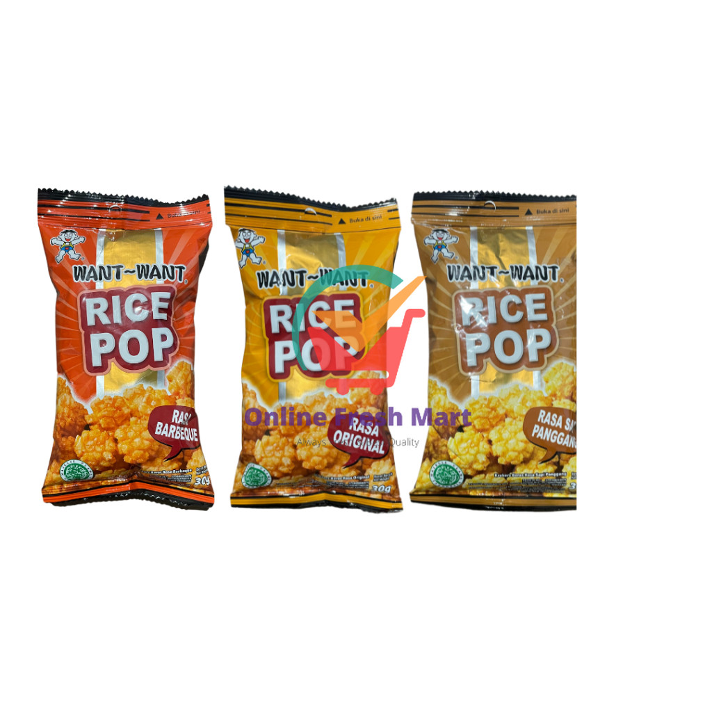 

Want Want Rice Pop Original BBQ Sapi Panggang 30g - Online Fresh Mart Denpasar