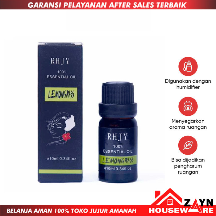 Pure Essential Oils Aromatherapy  HUMI 10ml - Lemon Grass