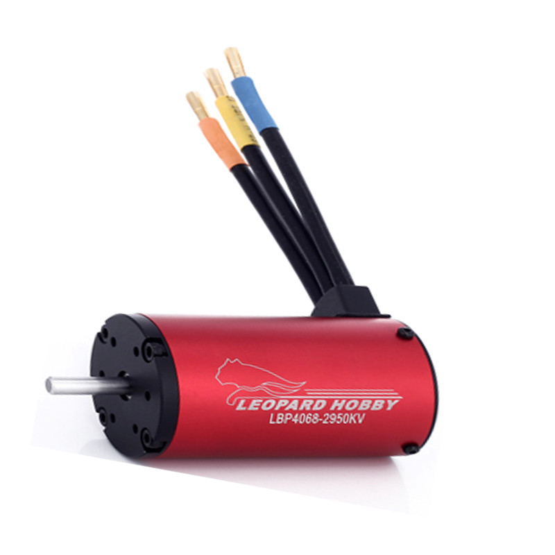 RC car boat brushless Leopard 4068 series motor with water jacket