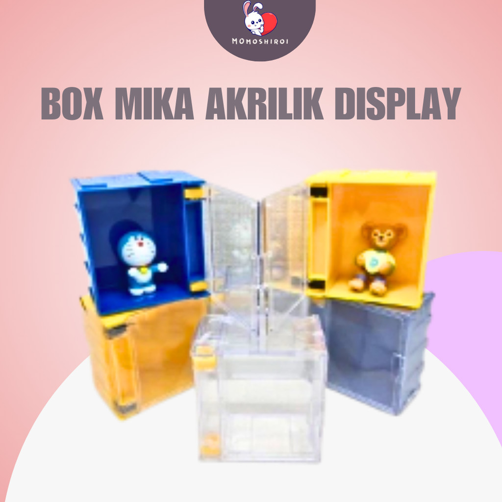 Box Mika Akrilik Display Kotak Mika Akrilik Display Pajangan Mini Figure