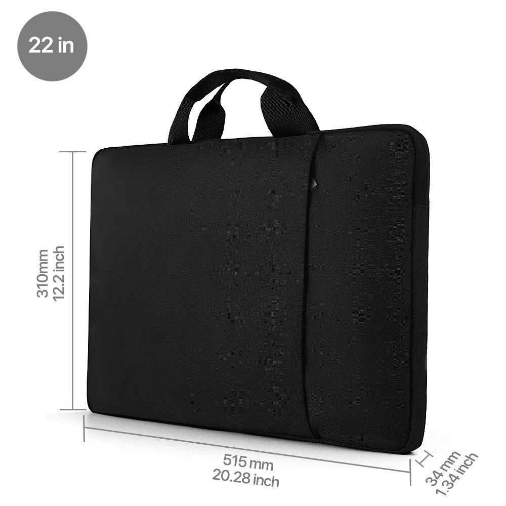 

UPERFECT 22" Portable Monitor Case Polyester Laptop Sleeve Protective Computer Cover Carrying Bag Briefcase for 22 inch MAX 22