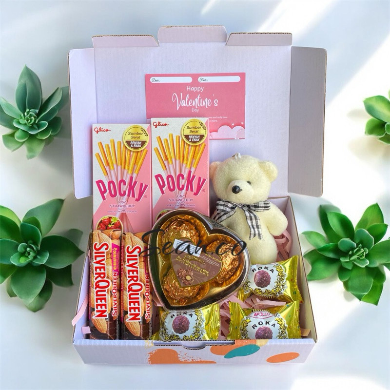 

HAMPERS COKLAT LOVE edisi valentine special coklat kado hadiah valentine romantis kado pacar 2025