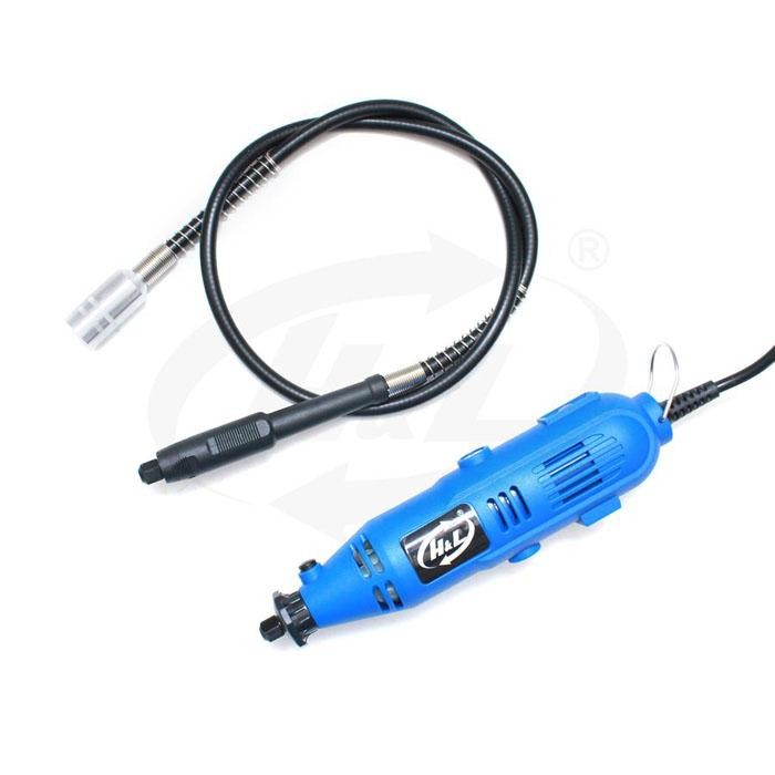 HL Mini Die Grinder Set Alat Tuner Listrik Set Mesin Gerinda Bor Tuner Listrik 130B JST