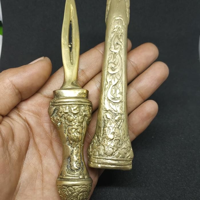 Hot Produk Tombak Keris Sken Klewer Combong Pamengkang Jagad Kuningan Antik Terbaik dan Terlaris