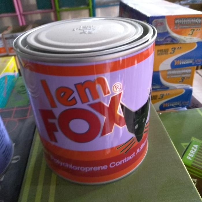 Lem Fox Kuning 600 Gram Triplek HPL Kulit Sintetis
