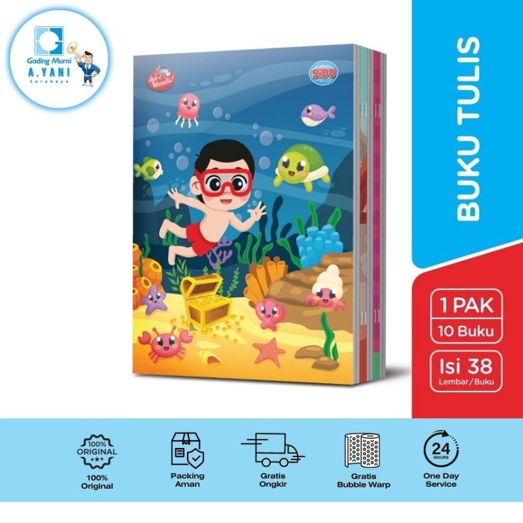 

SIDU BUKU TULIS 38 58 STRIMIN MENULIS HALUS