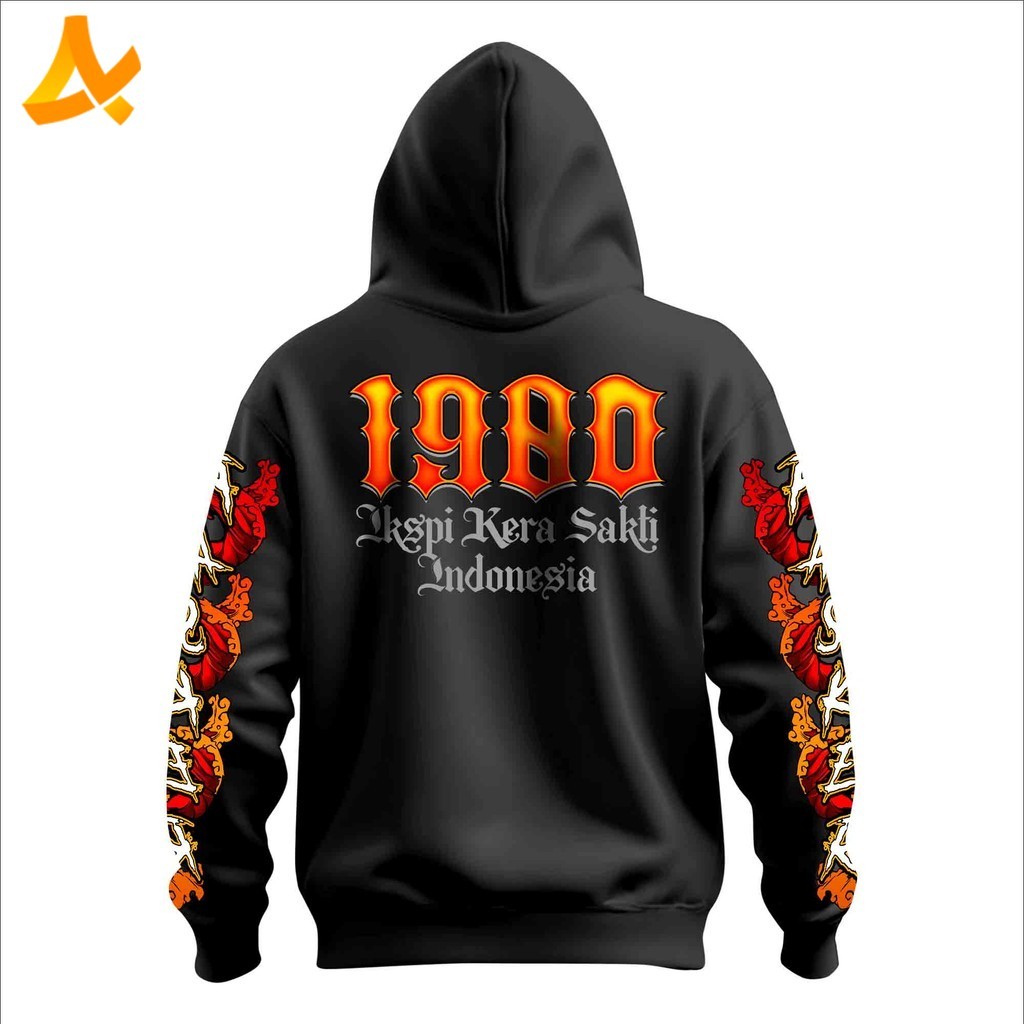 Jaket Hoodie PASKER Liar IKSPI Kera Sakti 1980 Terbaru - FREE STIKER - Kaos Kera Sakti Keren