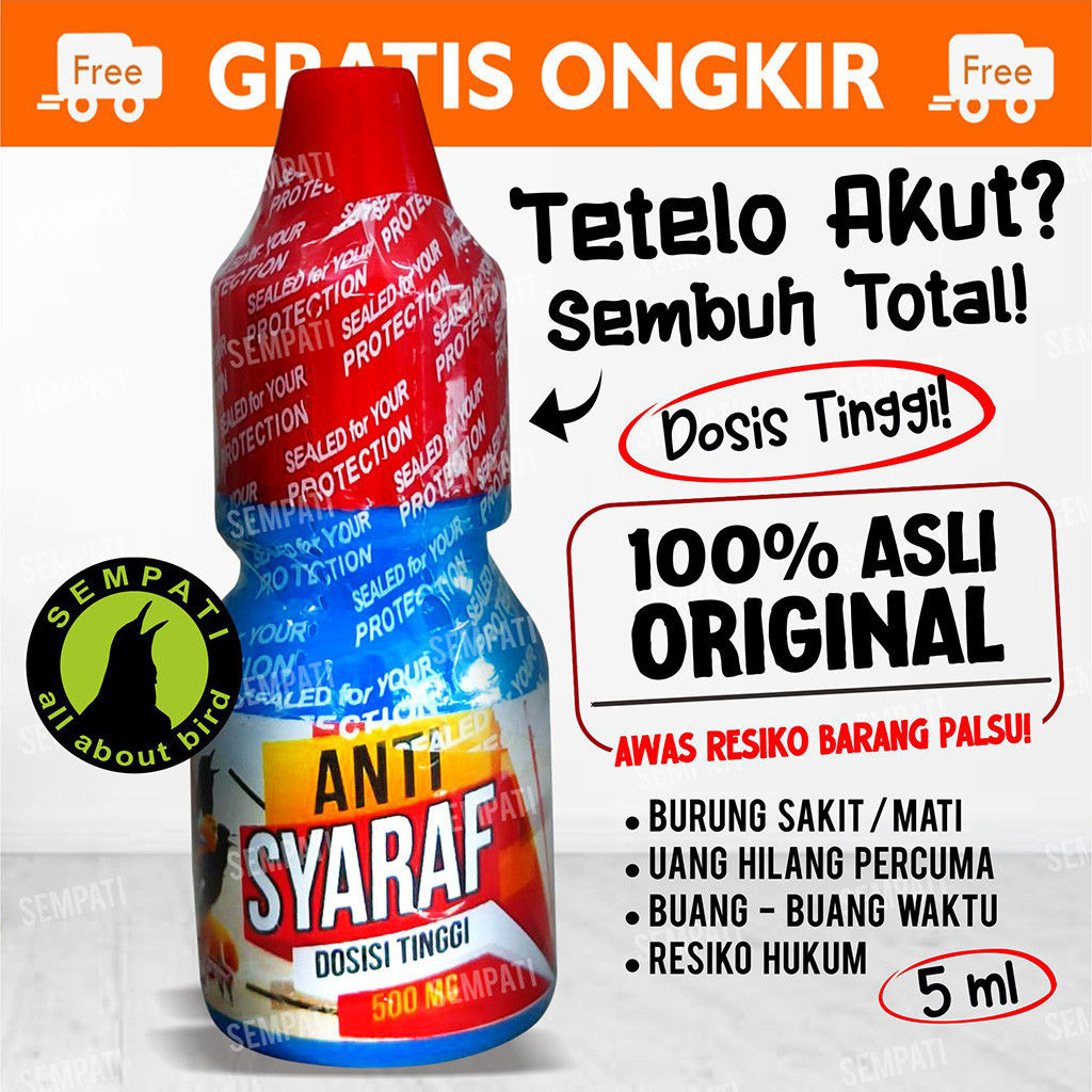 SEMPATI Anti Saraf Dosis Tinggi 500 Mg Bmw Obat Tetelo Atasi Sakit Saraf Kaki Lumpuh Burung Murai Lo