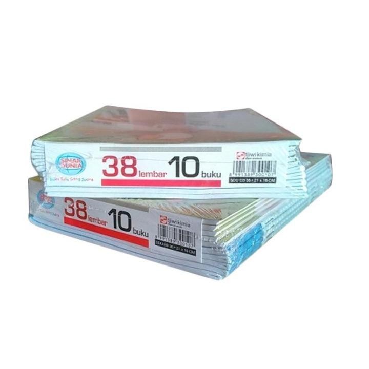 

(Toserba 777) BUKU TULIS 38 LEMBAR SIDU ISI 10 BUKU / 1 Pack Buku Tulis SIDU 38 lembar isi 10 buku tulis kembali ke sekolah warna cover acak