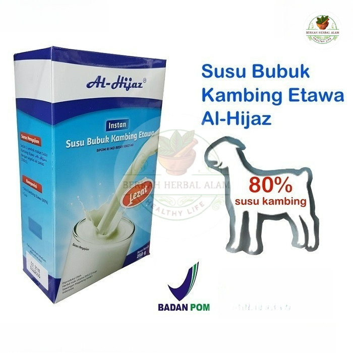 

Susu Kambing Etawa Ettawa Al Hijaz Al-Hijaz Original POM BPOM