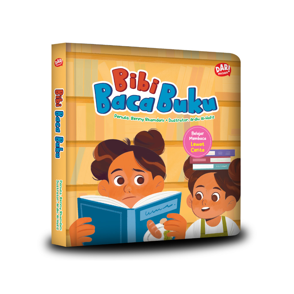 Boardbook Bibi Baca Buku - Belajar Membaca Lewat Cerita | Buku Cerita Anak 3-6 Tahun