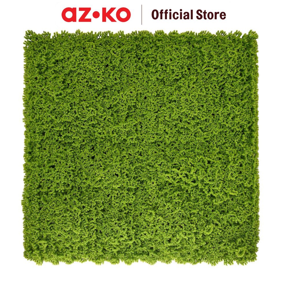 AZKO Forhom 50X50 cm Rumput Artifisial Dinding Moss - Hijau Tumbuhan Buatan Artificial Wall Grass Ta