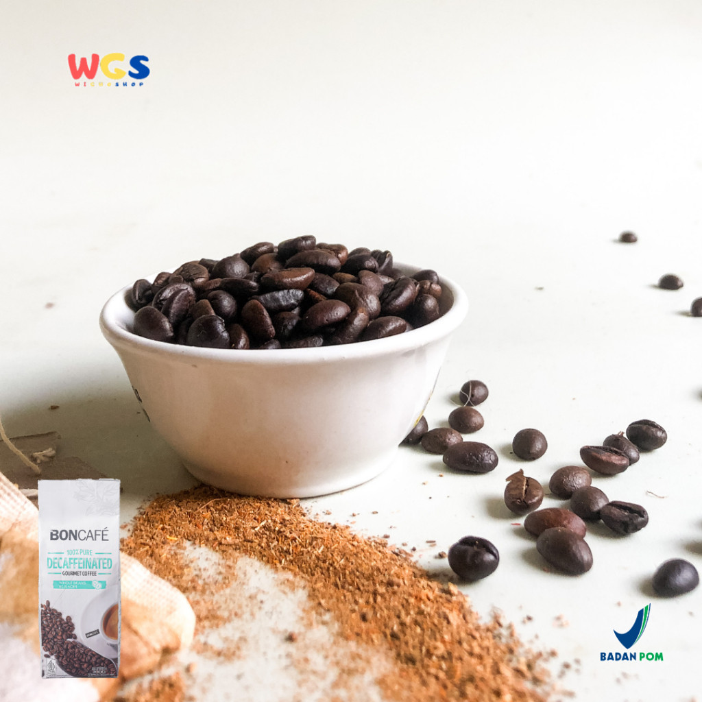 

JAMIN MURAH !!!BONCAFE Decaffeinated 100% Pure Gourmet Arabica Whole Beans Coffee 200g - Biji Kopi(BISA LANGSUNG ORDER)