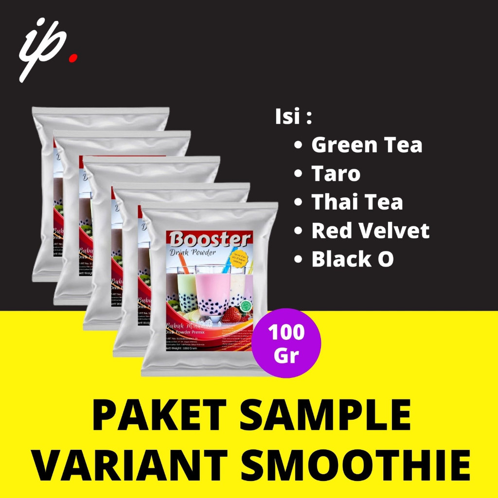 

Terlaris PAKET SAMPLE Best 5 Varian SMOOTHIE Harga adalah 1 Paket berisi 5 Variant