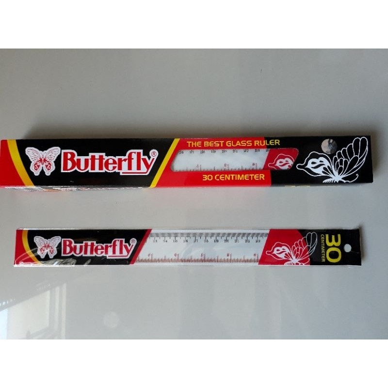 

Penggaris / Mistar Plastik Amanda Butterfly 30cm Isi 12pcs