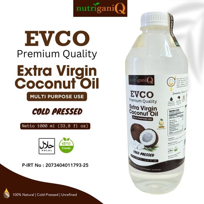 

Extra Virgin Coconut Oil NutriganiQ Grade A Premium Cold Pressed