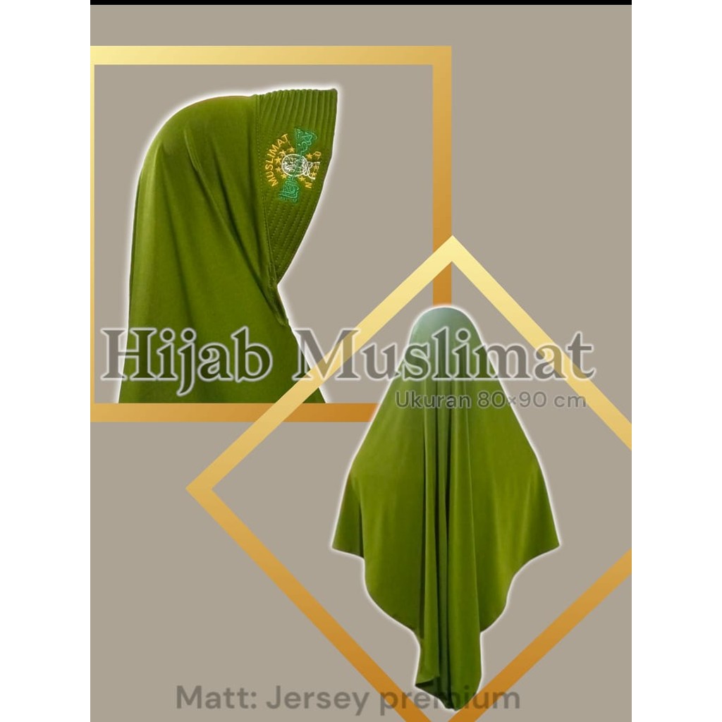 hijab bergo instan MUSLIMAT NU