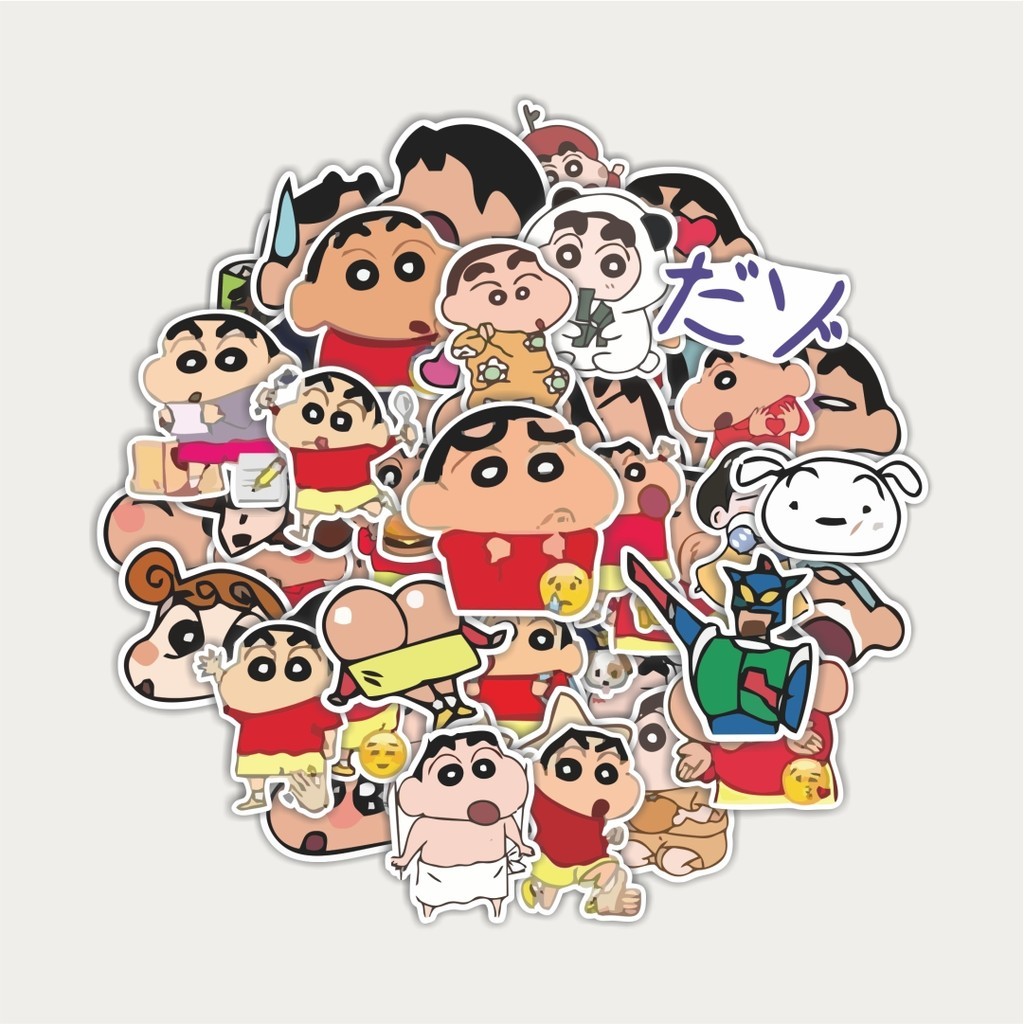 

Sticker Pack Stiker Kartun Shincan | Sticker TUMBLR | Stiker LAPTOP KOPER HELM