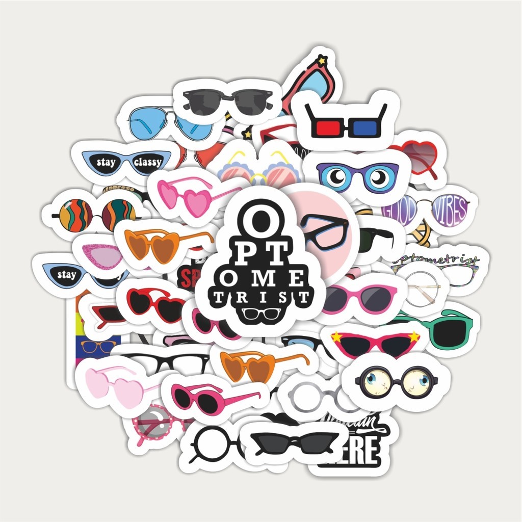 

Sticker Pack Stiker Kacamata | Sticker TUMBLR | Stiker LAPTOP KOPER HELM