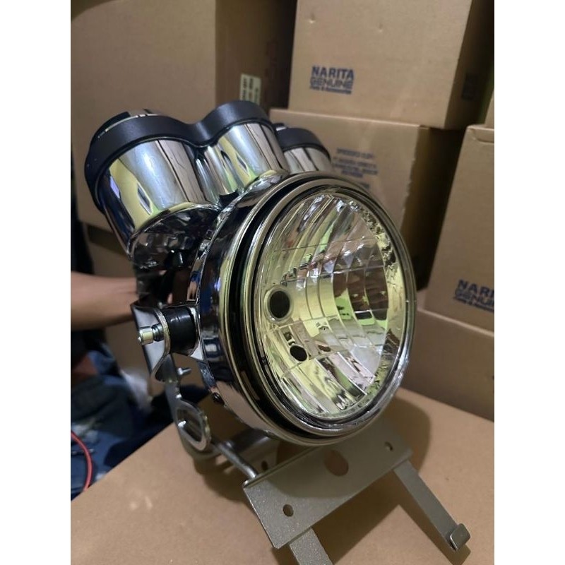 Paket Komplit Ninja SS Ninja R Vixion Reflektor Breket Plus Spidometer Ninja Komplit Berkualitas new