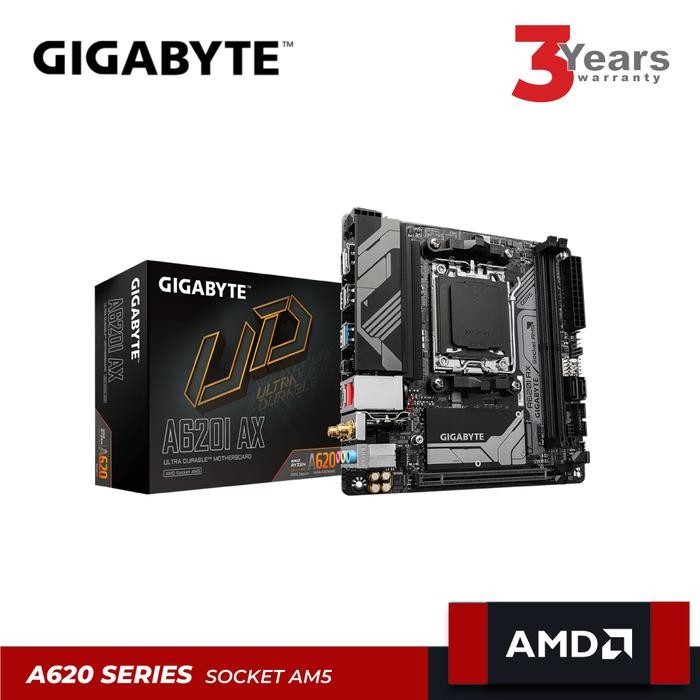 GIGABYTE A620I AX | Motherboard AMD A620 AM5 DDR5 Mini-ITX