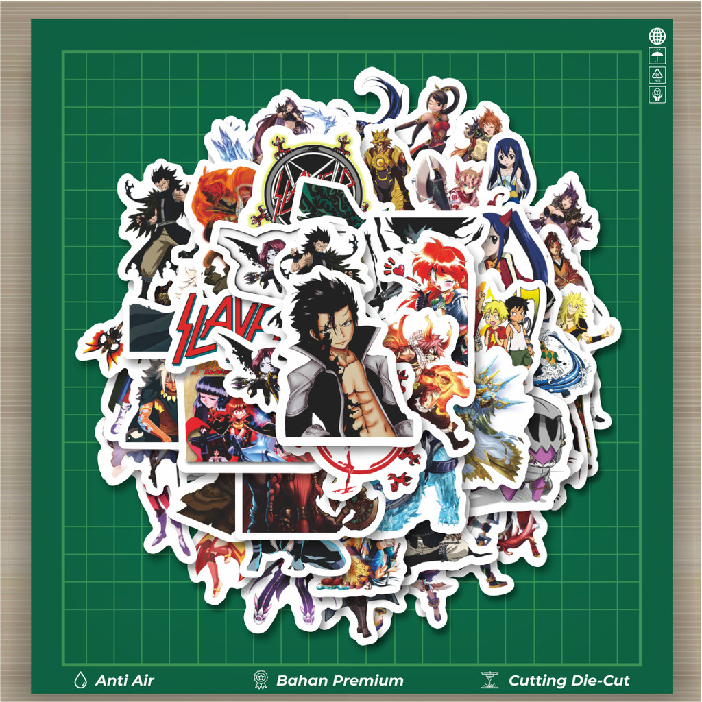 

HOT 50 PCS STIKER Sticker Anime Slayers Stiker Fashion Cars Decal Dingin Kartu Album Custom Vinyl Anti Air- Sticker Aesthetic Buku Journal Koper Casing HP Tablet Laptop Helm Motor Botol Minum