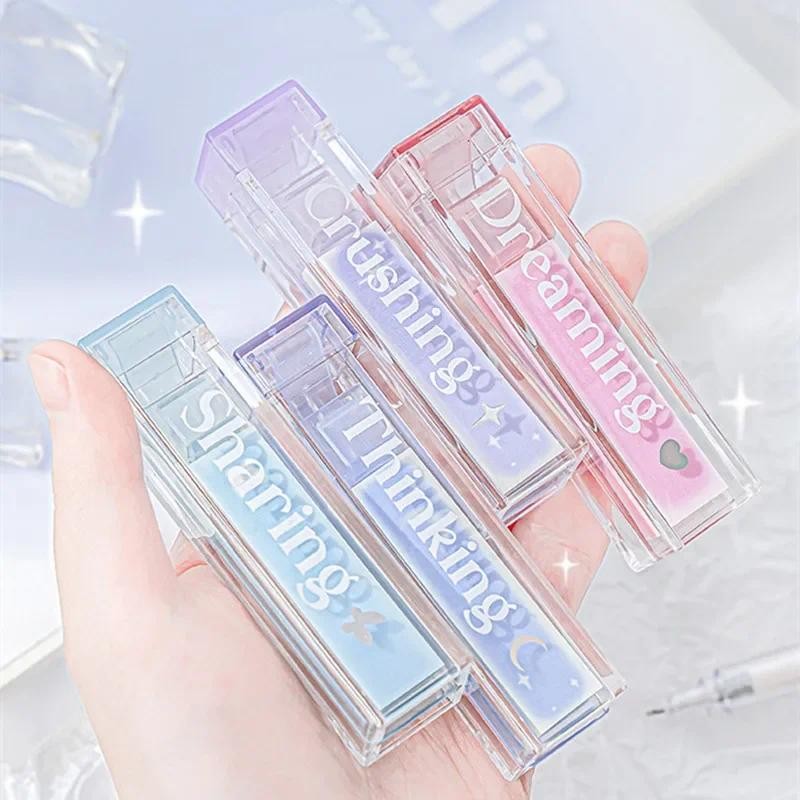 

120sheet Memo Pad Ins Simplicity Creative Gradient Color Sticky Note with Storage Box Cute Butterfly Moon Mini Notepad Student