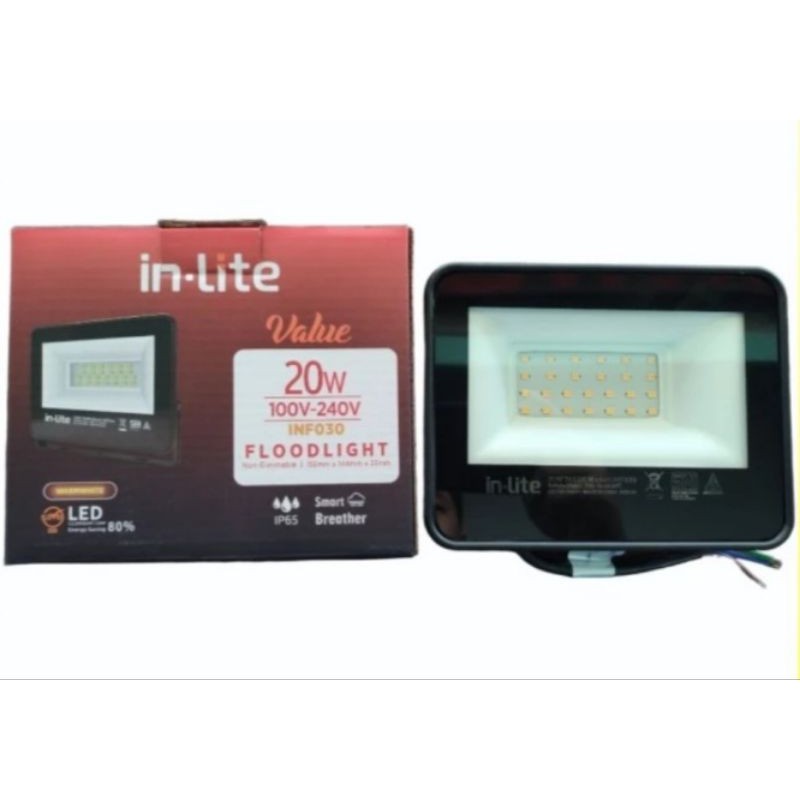 Lampu Kap Sorot Led 20 Watt Inlite INF030 Sinar Putih dan Kuning