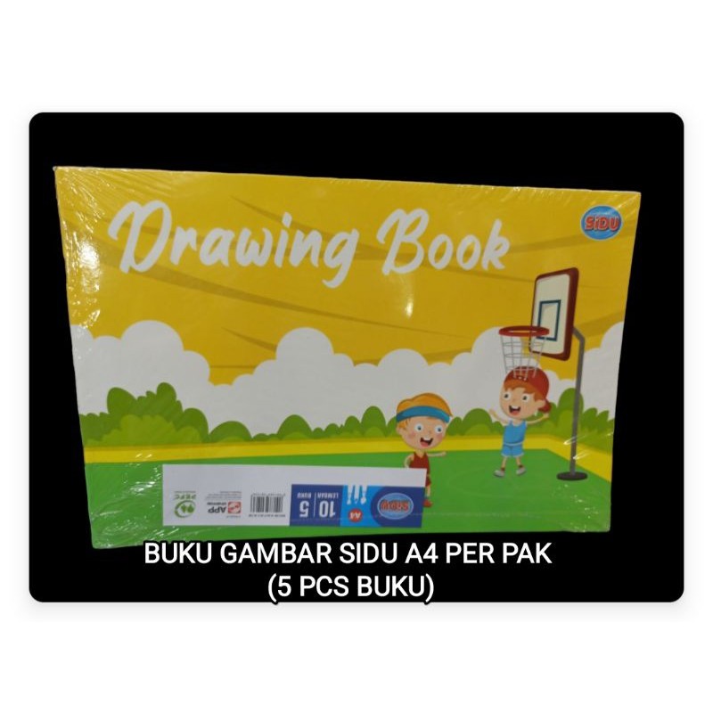 

COD BUKU GAMBAR SIDU A4 PER PAK (5 PCS BUKU)