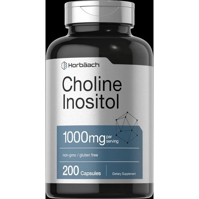 

Hoorbach Choline Inositol 1000mg, 200 capsules ORI 100% USA