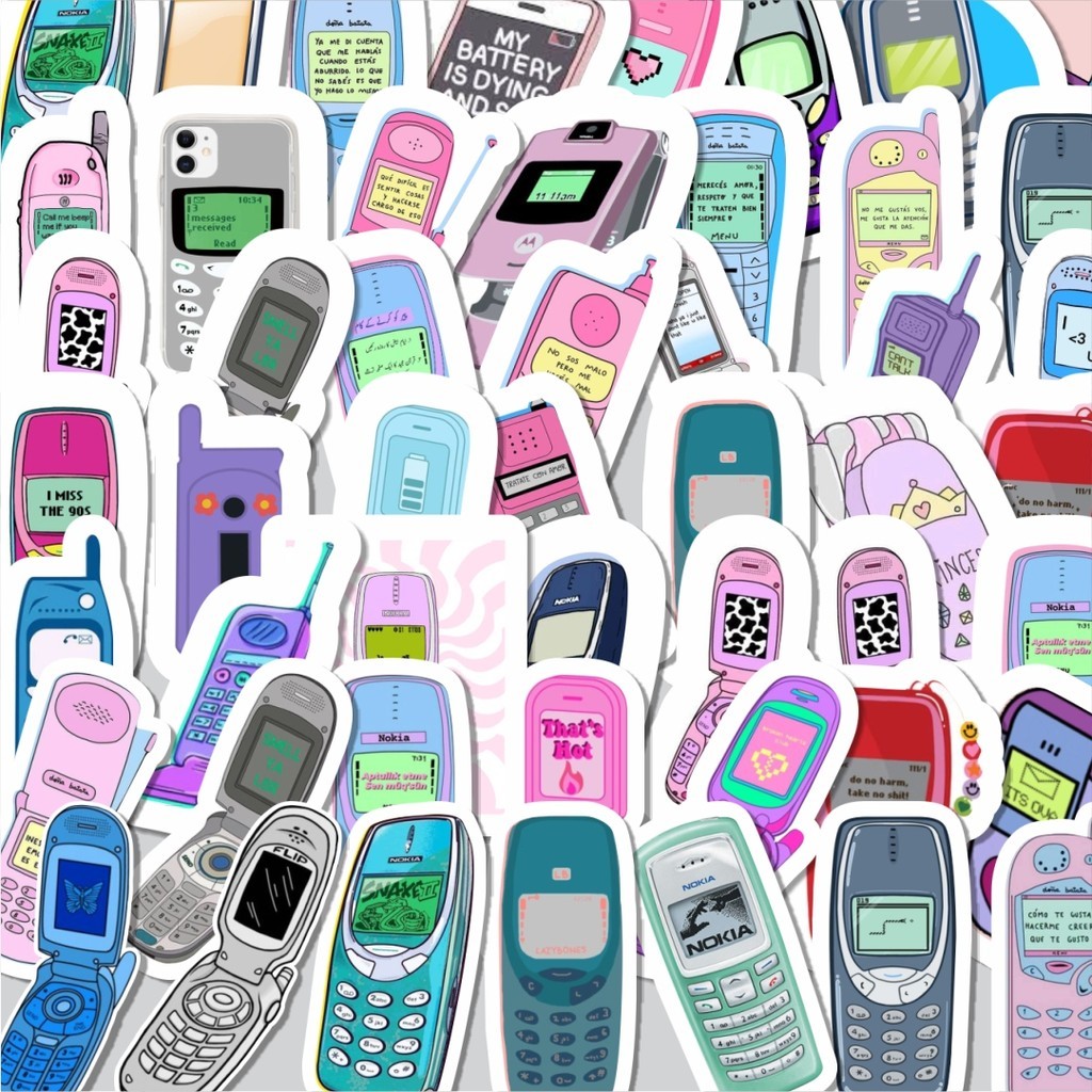 

Stiker Cutting Pack Stiker HP Jadul/Vintage Isi 100Pcs Series Aesthetic Lucu Keren Untuk Koper Bahan Vynil